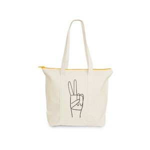 Continued Twinkles Natural Canvas Tote