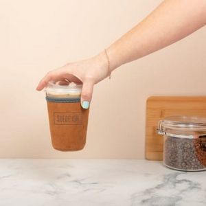 Coffee Sleeve - Small - Suede'ish Neoprene