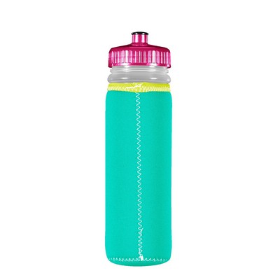 Van Metro Sport Bottle w/Sleeve & Push-Pull Lid