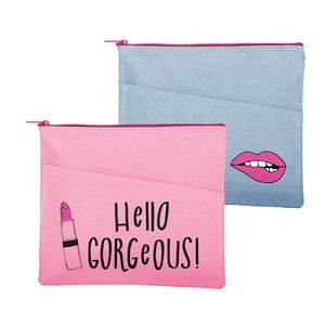 Continued Dollface Peek-a-boo Pouch (Colored Canvas & Denim)