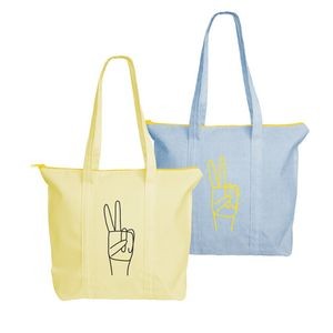 Continued Twinkles Colored Canvas/Denim Tote