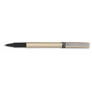 Uniball Deluxe Fine Point Champagne Gold/Blue Ink Roller Ball Pen