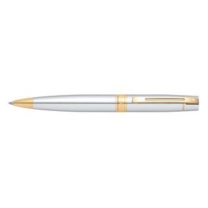 Sheaffer 300 Chrome/Gold Tone Trim Ballpoint Pen