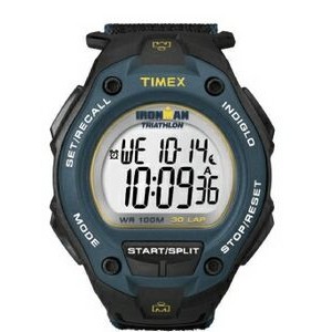Timex Ironman Teal Blue Traditional 30 Lap Mega Watch W/ Nylon Strap