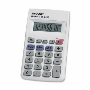 Sharp EL233SB Standard Function Calculator