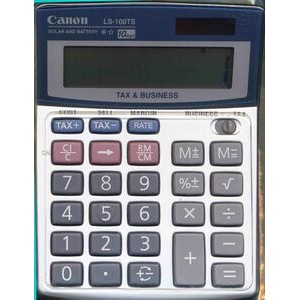 Canon LS100TS Tax & Margin Portable Calculator