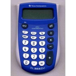 Texas Instruments Pocket Size Everyday Calculator W/ SuperView