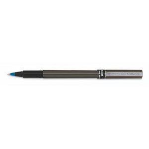 Uniball Deluxe Micro Point Platinum Gray/Blue Ink Roller Ball Pen