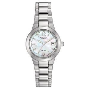 Citizen Ladies' Chandler Eco-Drive Watch, Stainless Steel with MOP Dial