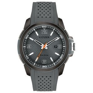 Citizen Men's Naismith Commemorative Edition Eco-Drive Watch, Charcoal Grey Dial, Grey Poly Strap