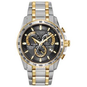 Citizen Men's Atomic Eco-Drive Watch with Perpetual Calendar, Two-tone