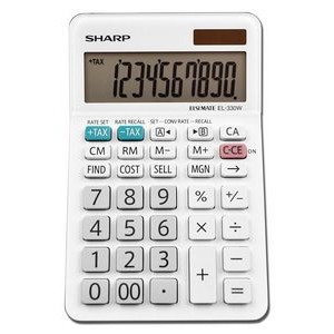 Sharp EL330WB Dual Powered LCD Calculator