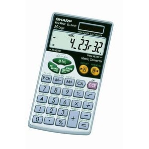 Sharp EL344RB 10 Digit Calculator with Punctuation