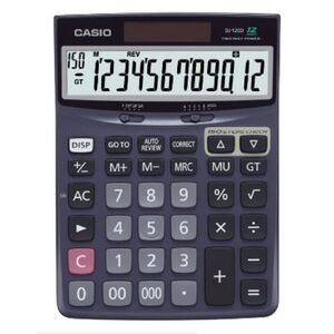 Casio DJ120D Solar Plus and Big Display Calculator
