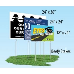 Double Sided Yard Sign (24"x36")