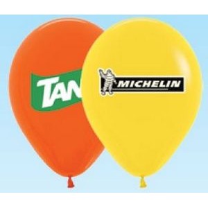 12" Latex Helium Balloon - Satin and Metallic Colors
