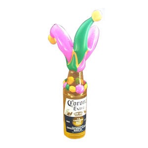 Air Sealed Balloon Inflatable - Mardi Gras Beer Bottle