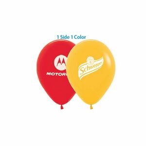 9" Latex Helium Balloon - Standard Colors