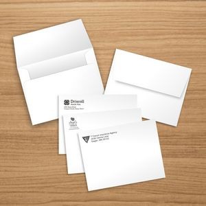 A6- 4 3/4" X 6 1/2" - 1 and 2 Color Announcement/Invitation Envelopes