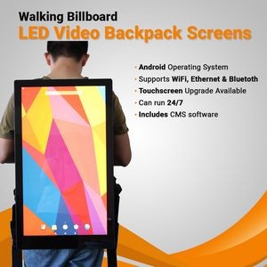 21.5" - LED Video Backpacks Without Touchscreen