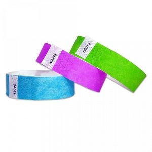 3/4" wide x 10" long - 3/4" Value Line Wristbands Solid Colors 200 Pack Blank 0/0