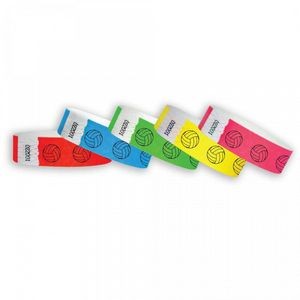 3/4" wide x 10" long - 3/4" Volleyball Wristbands Printed 1/0
