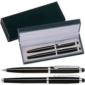 MB Classic Series Stylus Pen and Roller Pen Gift Set in black velvet gift box - stylus pen set