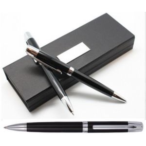 KM Series Pen and Pencil Gift Set in black gift box