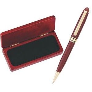 MB Series Ball Point Pen in Rosewood gift box - Burgundy pen set
