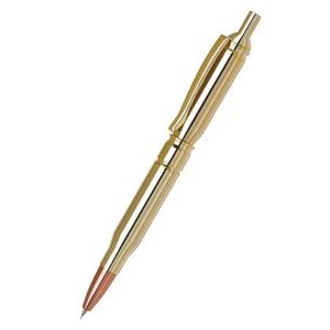 Bullet Pen - Brass metal bullet shape mechanical pencil -Gold Barrel