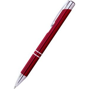 JJ Series Double Ring Mechanical Pencil w/ Chrome Trim- Red