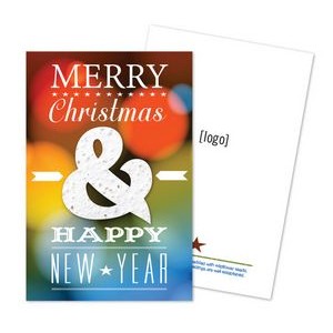 Holiday Seed Paper Shape Postcard - Design AD