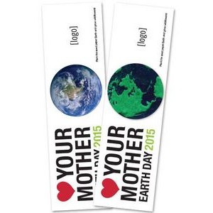 Seed Paper Earth Day Shape Bookmark - Design E