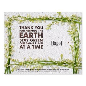 Earth Day Seed Paper Postcard - Style G