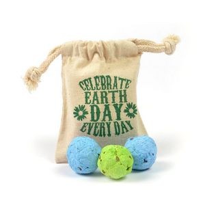 3pc Earth Day Seed Bomb Bag
