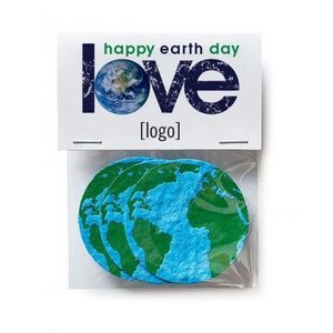 Multi Shape Earth Day Gift Pack w/3 Seed Paper Shapes - Design G