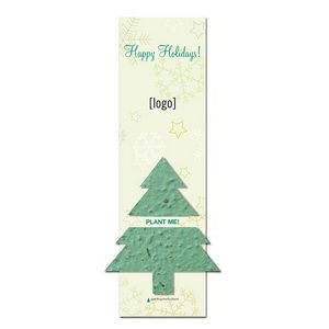 Seed Paper Holiday Shape Bookmark - Design E