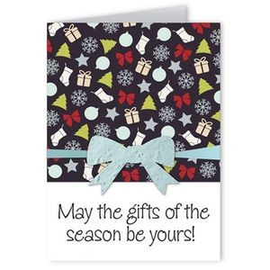 Seed Paper Shape Holiday Greeting Card