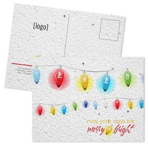 Holiday Seed Paper Mailable Postcard - Style C