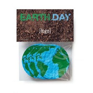 Multi Shape Earth Day Gift Pack w/3 Seed Paper Shapes - Design N