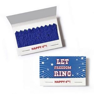 Patriotic Seed Paper Matchbook - Style E