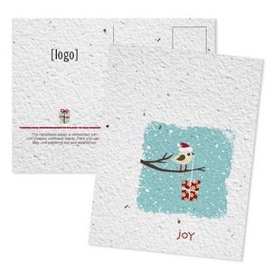Holiday Seed Paper Mailable Postcard