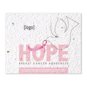 Breast Cancer Awareness Seed Paper Postcard - Style A