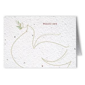 Plantable Seed Paper Holiday Greeting Card - Design AB