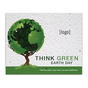 Earth Day Seed Paper Postcard - Style N