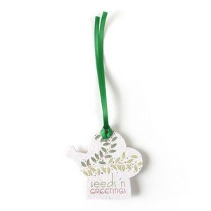 Seed Paper Holiday Ornament - Style Q