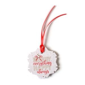 Seed Paper Holiday Ornament - Style T