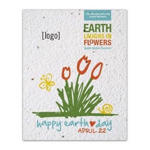 Earth Day Seed Paper Postcard - Style S