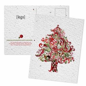 Holiday Seed Paper Mailable Postcard - Style F