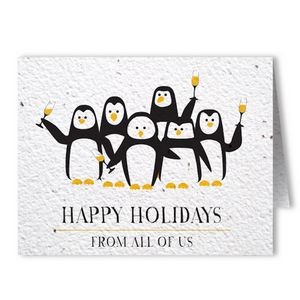 Plantable Seed Paper Holiday Greeting Card - Design BB